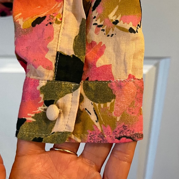 Sezane Floral Ann shirt, Size 34, US Size 2 - Picture 7 of 9